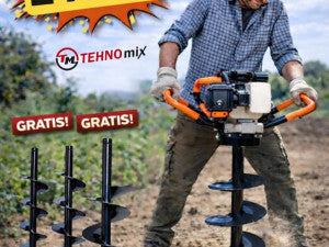 BUŠAČ RUPA ZA ZEMLJU +3 SVRDLA