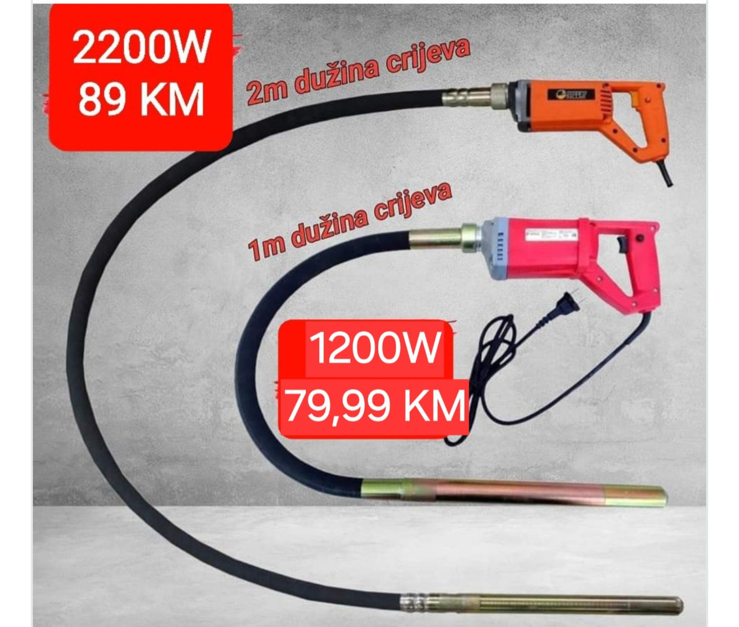 EL. VIBRATOR ZA BETON