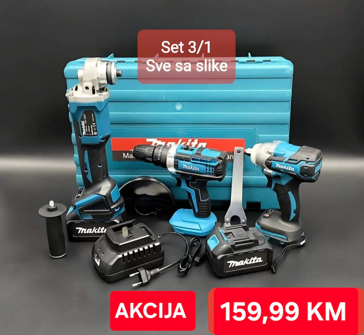 AKU MAKITA SET 3/1