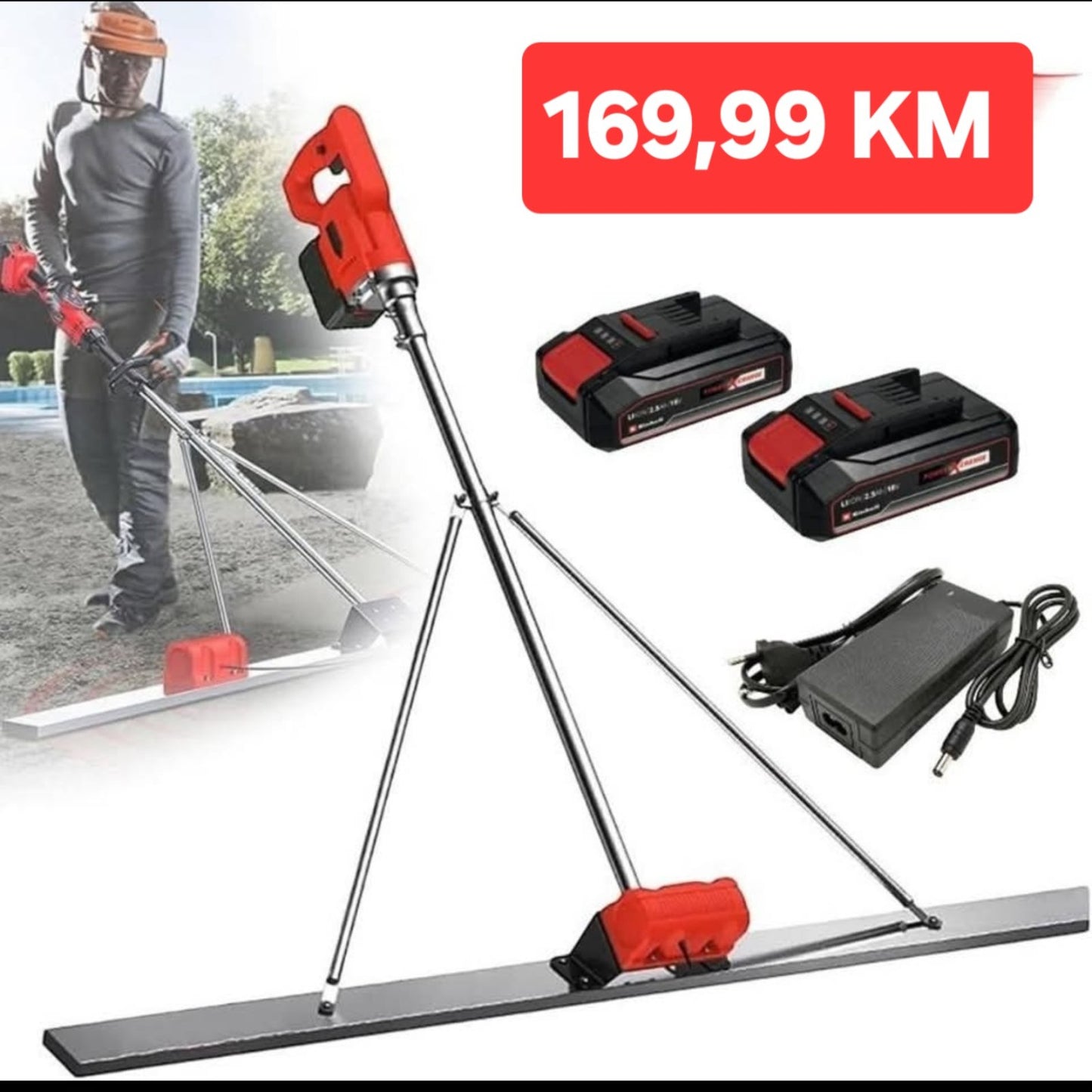 VIBRACIONA LETVA ZA RAVNJANJE BETONA