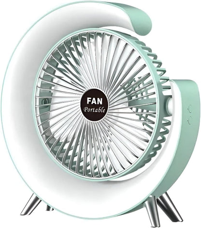 ŠARENI STOLNI VENTILATOR SA LED OSVJETLJENJEM