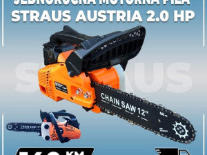 STRAUS JEDNORUČNA MOTORNA PILA-MOTORKA 2 KS