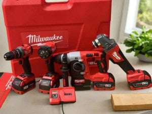 MILWAUKEE SET 4/1 BUŠILICA, ODVIJAČ, HILTI,BRUSILICA
