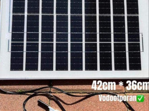 SOLARNI PANEL ZA PUNJENJE AKUMULATORA 25W