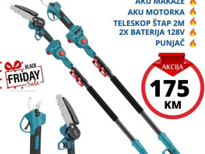 AKU SET MAKITA 3/1 PILA,MAKAZE, TELESKOP