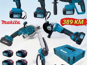 MAKITA SET 6/1 BUŠILICA,ODVIJAČ,HILTI, CIRKULAR,PILA,BRUSILICA