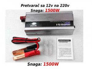 INVERTER PRETVARAČ STRUJE 1500 W
