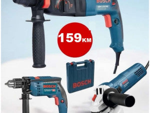 BOSCH SET 3/1 BUŠILICA, ŠTEMALICA, BRUSILICA