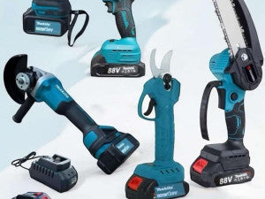 MAKITA SET 5/1 BUŠILICA, BRUSILICA, ODVIJAČ, PILA,MAKAZE