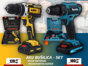 AKU UDARNA BUŠILICA MAKITA,DEWALT 98 V