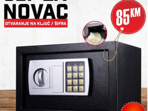 SIGURNOSNI SEF ZA NOVAC 36x25x25