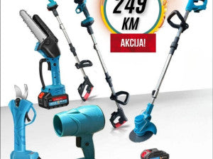 MAKITA SET 5/1 MAKAZE, PILA,TRIMER,PUHAČ,TELESKOP