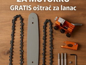 SET MAČ+2 LANCA+OŠTRAČ