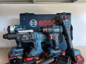 BOSCH SET 4/1 BUŠILICA,ODVIJAČ, HILTI, BRUSILICA 128 V
