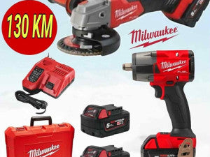 MILWAUKEE SET 2/1 ODVIJAČ, BRUSILICA