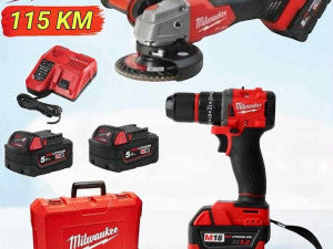 MILWAUKEE SET 2/1 BUŠILICA, BRUSILICA