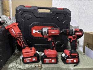 AKU HILTI SET 3/1 BUŠILICA,ODVIJAČ,BRUSILICA 128 V