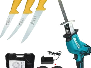 MAKITA AKU PILA ZA KOSTI+SET NOŽEVA