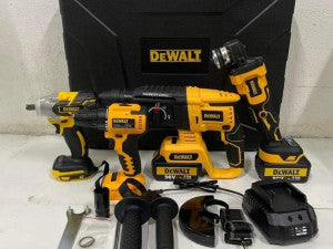 DEWALT SET 4/1 BUŠILICA, BRUSILICA,ŠTEMALICA, ODVIJAČ 98 V