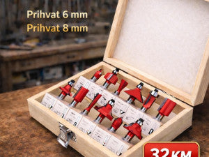 SET GLODALA ZA DRVO