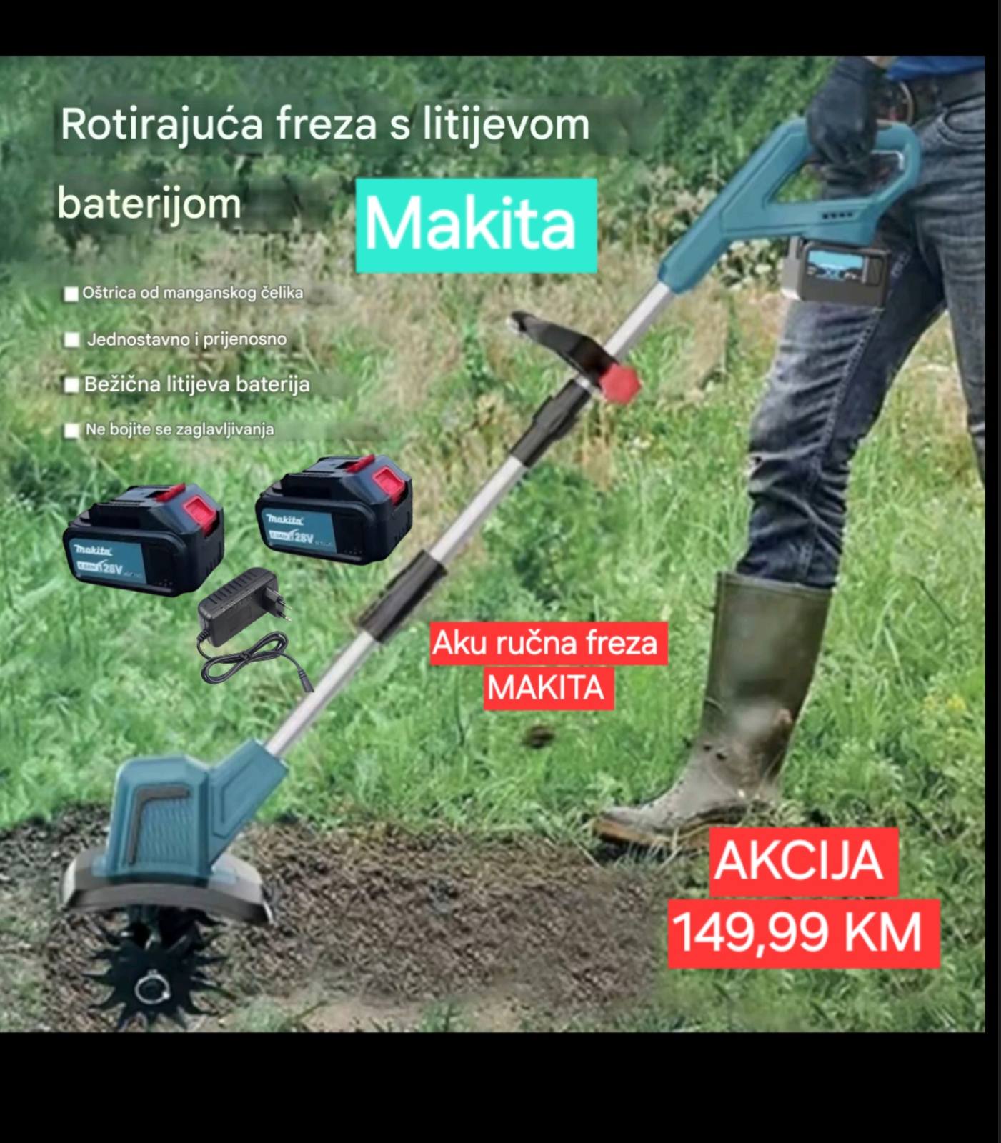 AKU RUČNA FREZA MAKITA