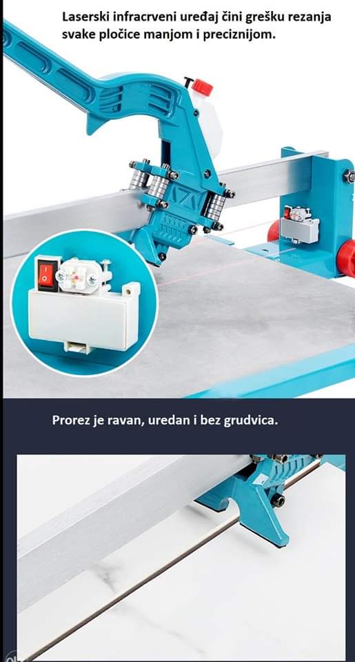 PROFI SJEKAČ ZA KERAMIKU SA LASEROM
