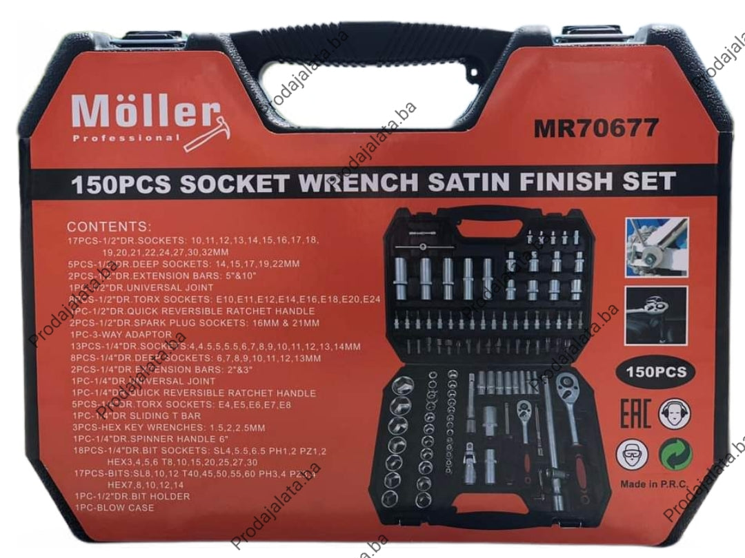 MOLLER PROFESSIONAL SET GEDORA – 150 KOMADA