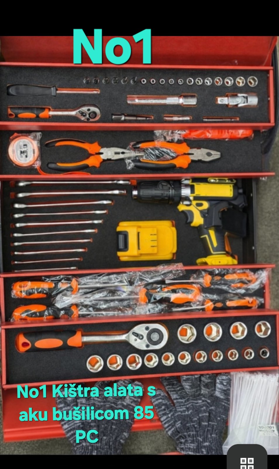 KIŠTRA ALATA S AKU BUŠILICOM